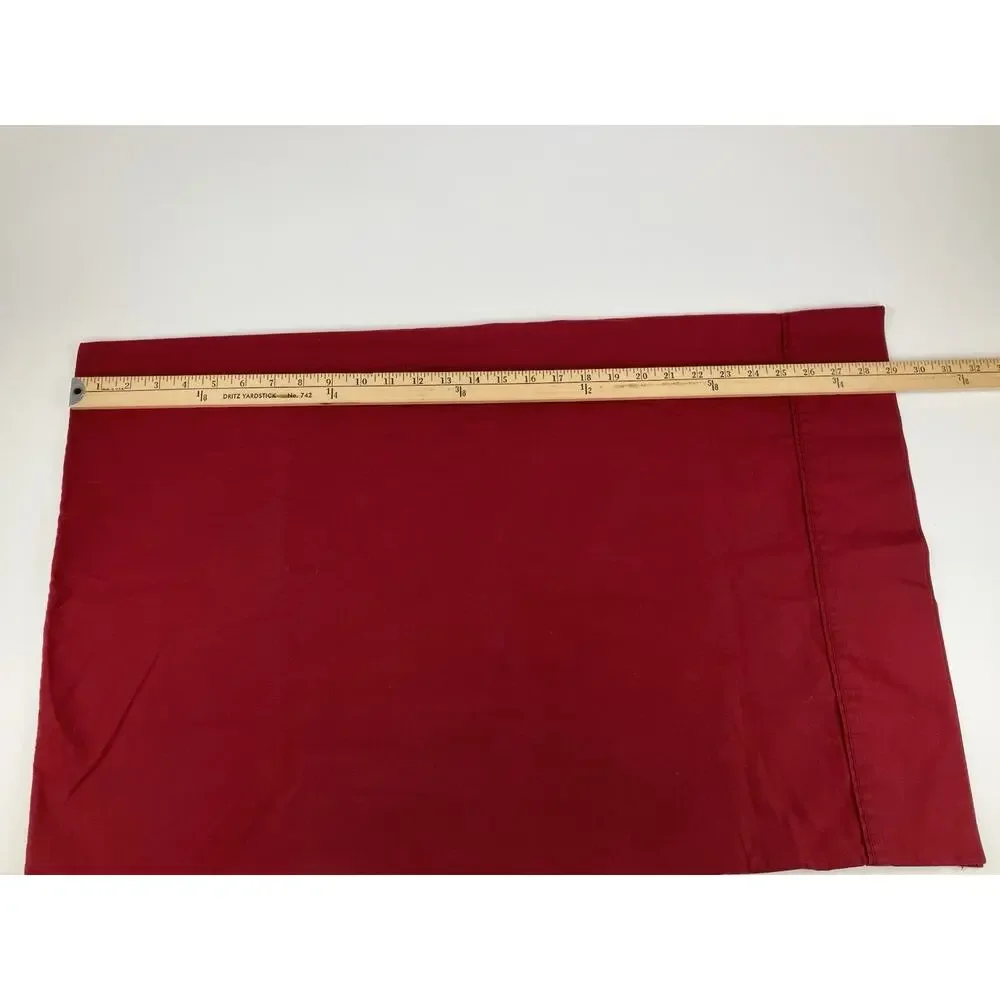 Pillow Case Red Size Standard 20x26